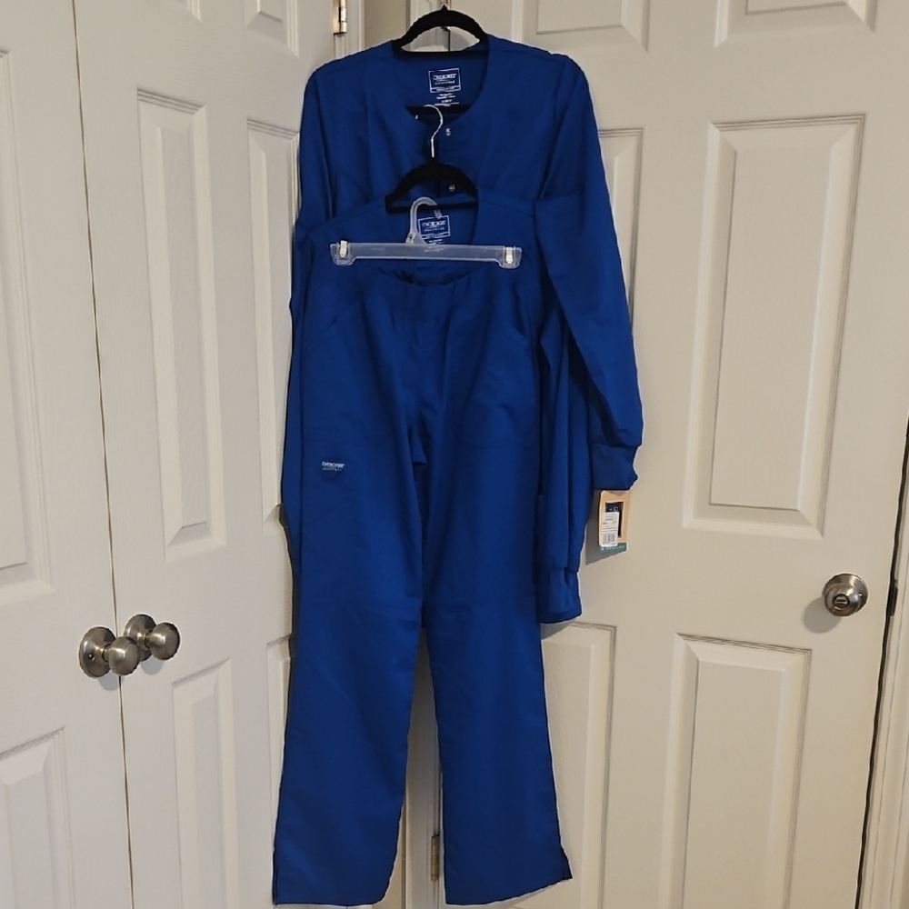 Cherokee Royal Blue Scrub Ensemble